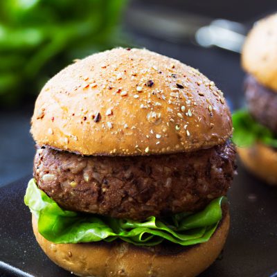 Mushroom Vegan Burger